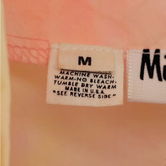 Michelle Palmer 80s Pink Yellow Vintage Track Jogging Suit - Picture 13 of 16